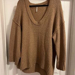 Cozy Brown Knit Sweater